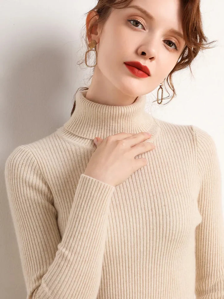 Alice - Einfacher Rollkragenpullover 14