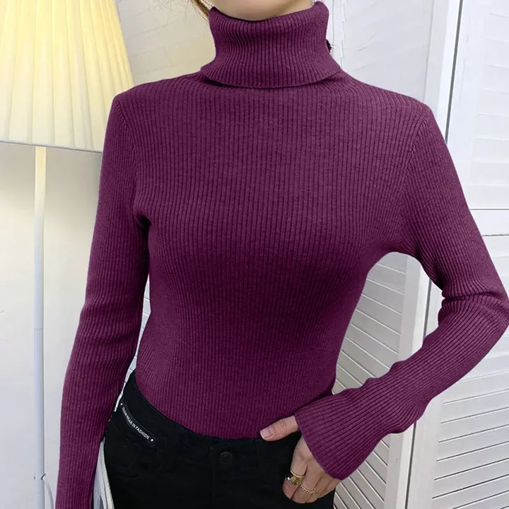 Alice - Einfacher Rollkragenpullover 17