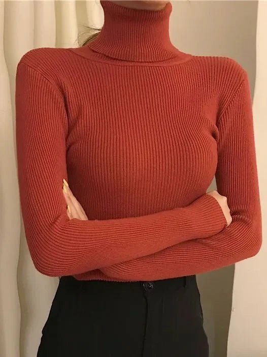Alice - Einfacher Rollkragenpullover 19