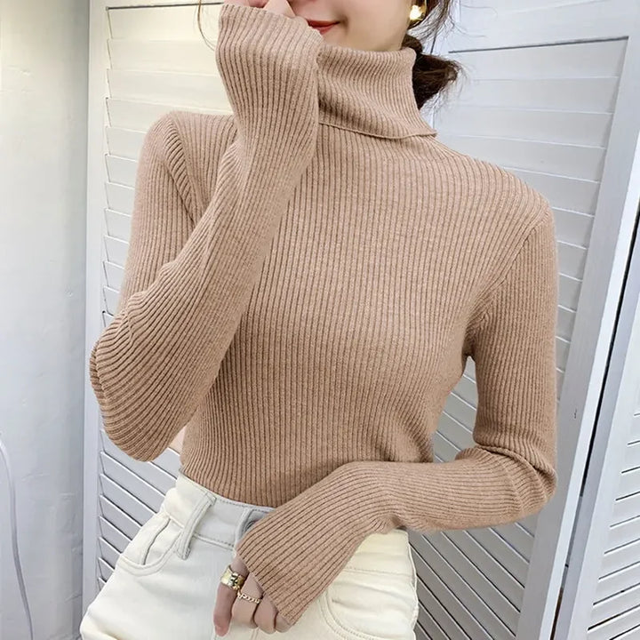 Alice - Einfacher Rollkragenpullover 4