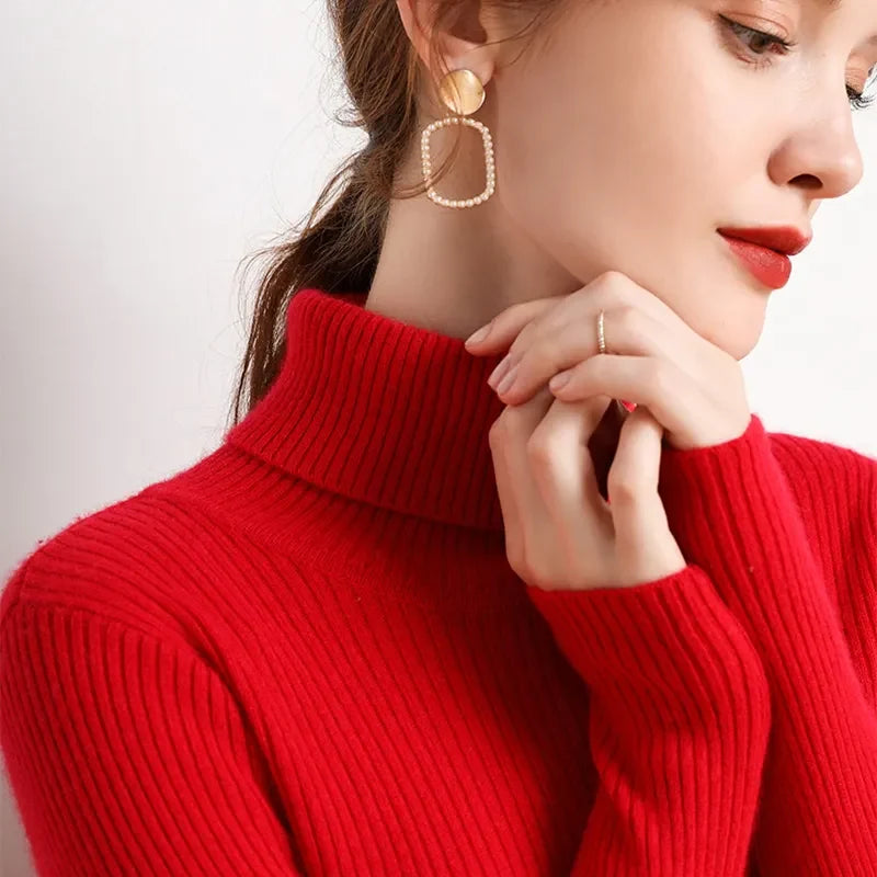 Alice - Einfacher Rollkragenpullover 6