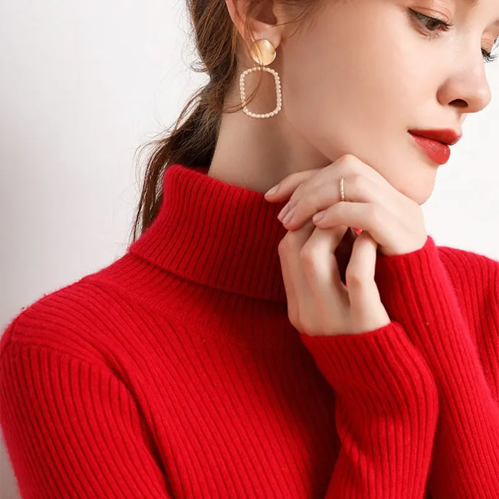 Alice - Einfacher Rollkragenpullover 6