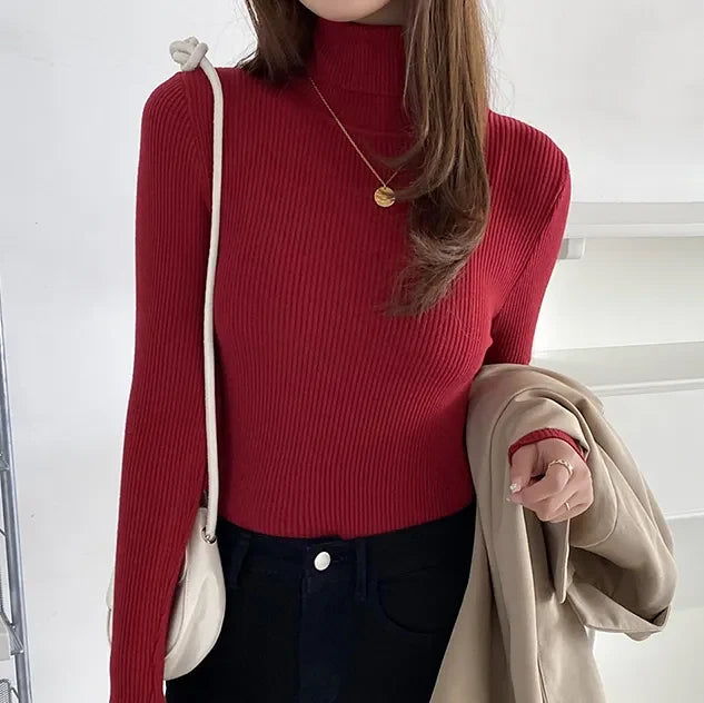 Alice - Einfacher Rollkragenpullover 8