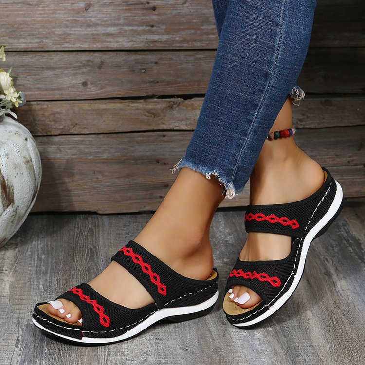Mia | Bequeme Sommer Riemchen sandalen für Jeden Tag