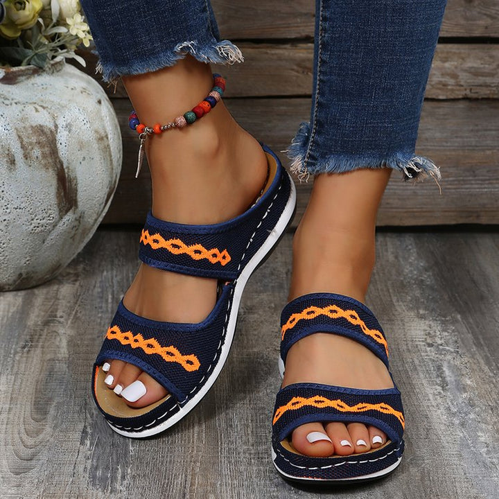 Mia | Bequeme Sommer Riemchen sandalen für Jeden Tag
