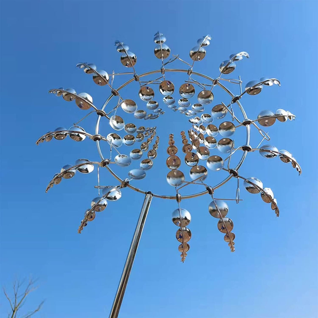 Anti-Rust Kinetic Metall Wind Spinner Windmühle für Gartendekoration und Landschaftsbau im Freien 7