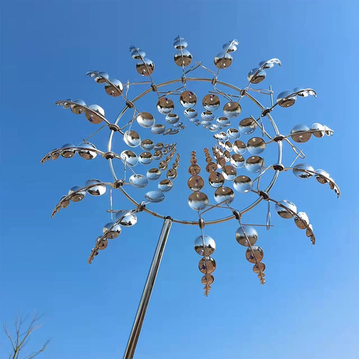 Anti-Rust Kinetic Metall Wind Spinner Windmühle für Gartendekoration und Landschaftsbau im Freien 7