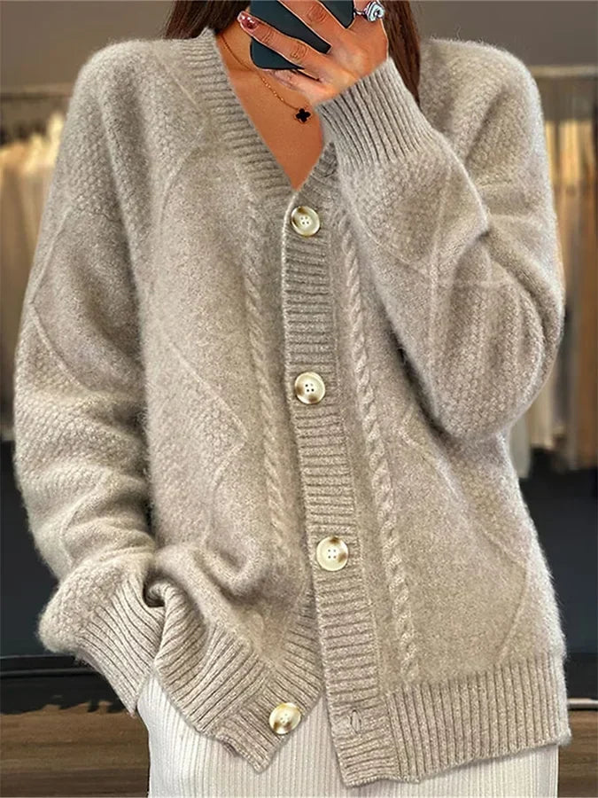 Aria - Frauen Strickjacke Pullover 0
