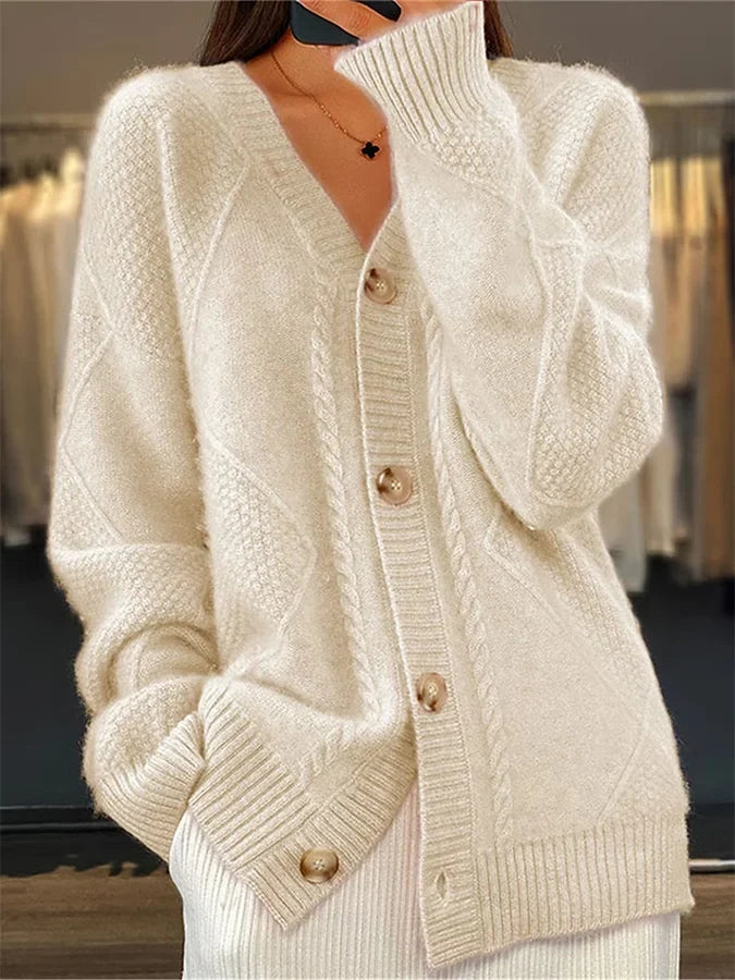 Aria - Frauen Strickjacke Pullover 4