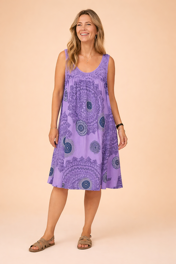 Ärmelloses Sommerkleid Große Größen Leichtes Damenkleid Elegant Für Warme Tage 1