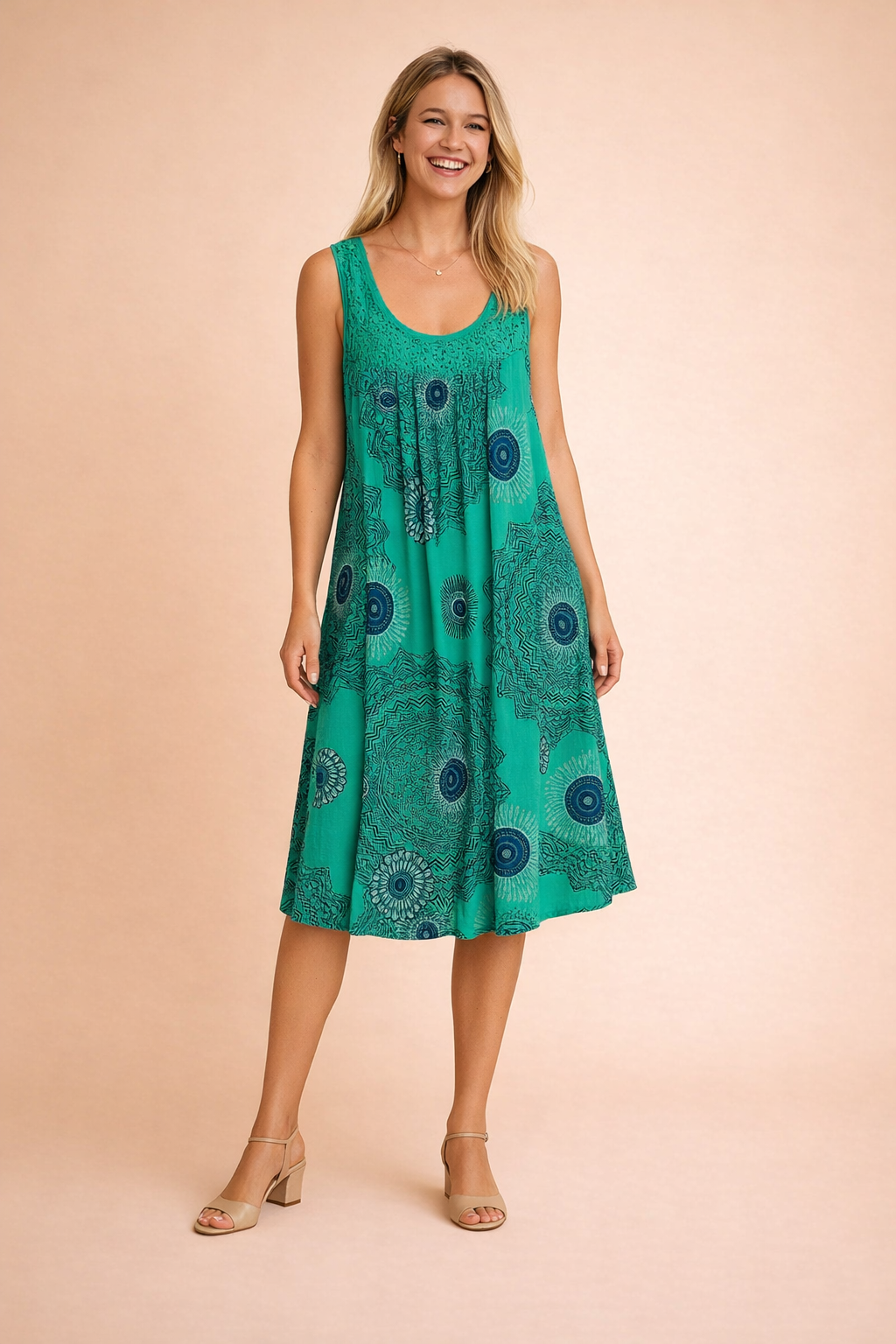 Ärmelloses Sommerkleid Große Größen Leichtes Damenkleid Elegant Für Warme Tage 5