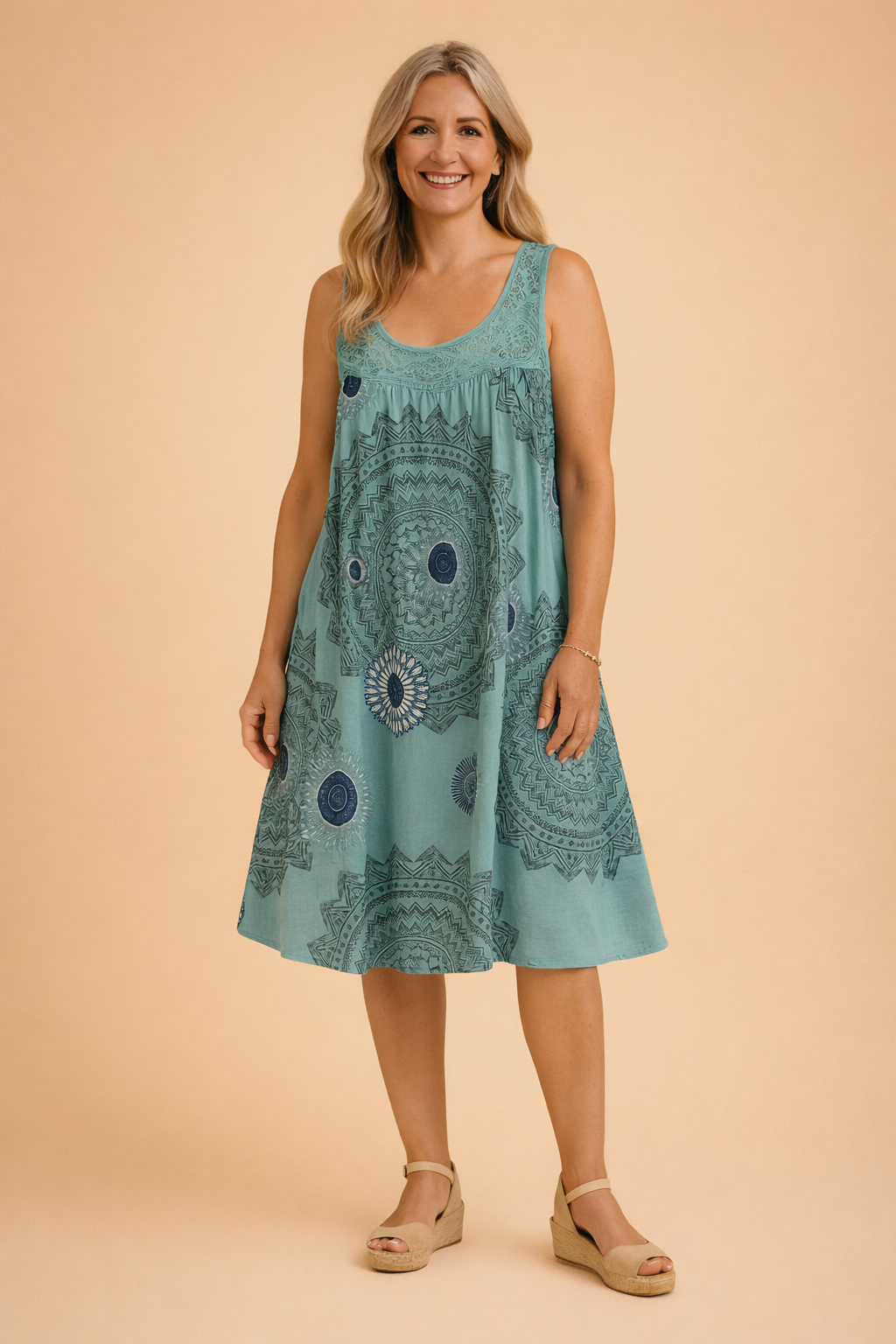 Ärmelloses Sommerkleid Große Größen Leichtes Damenkleid Elegant Für Warme Tage 6