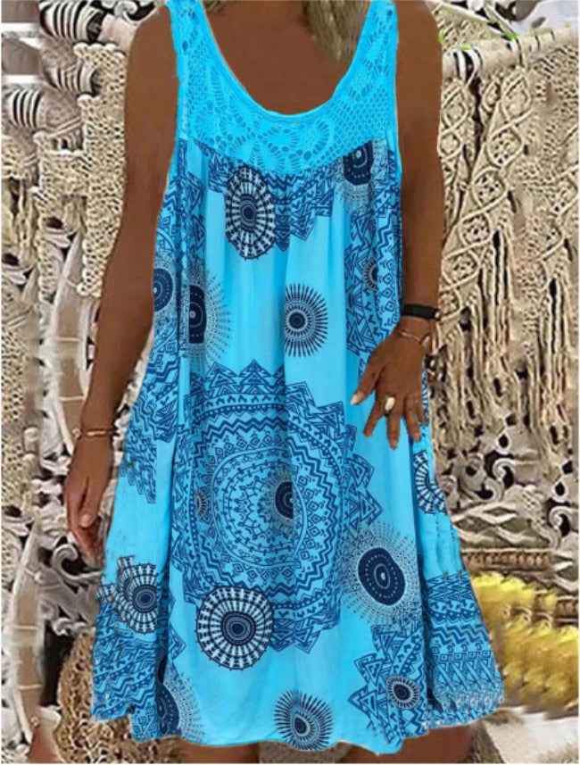 Ärmelloses Sommerkleid Große Größen Leichtes Damenkleid Elegant Für Warme Tage 8