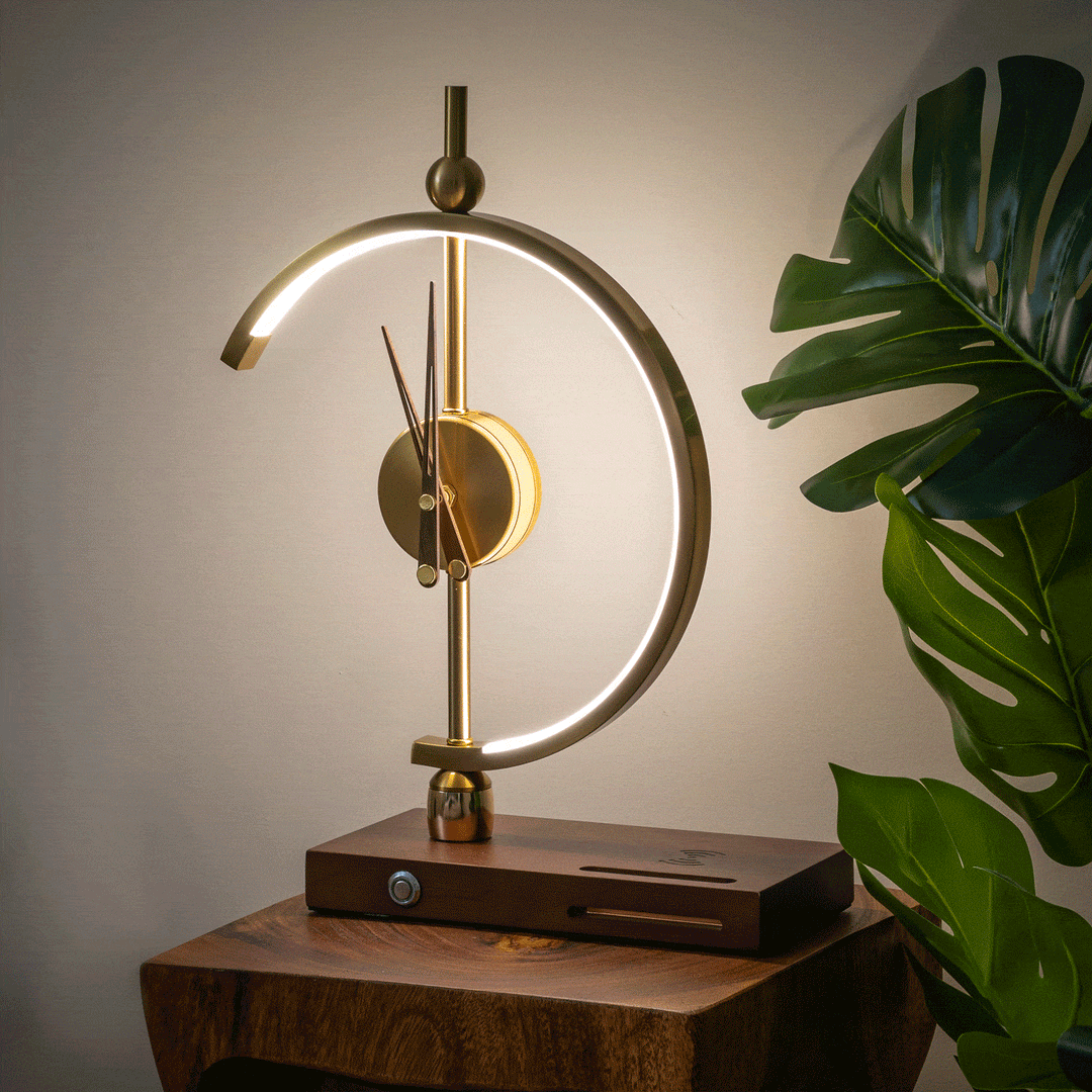 AuraTime™ | Luxus-Lampenuhr und Ladegerät 0