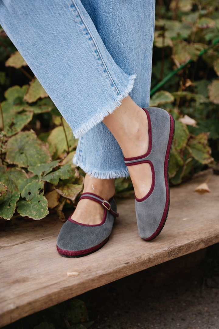 Ballerinas Damen mit Orthopädischer Unterstützung im Mary-Jane-Stil – Bequeme Ballerina Schuhe für Alltag und Freizeit 2