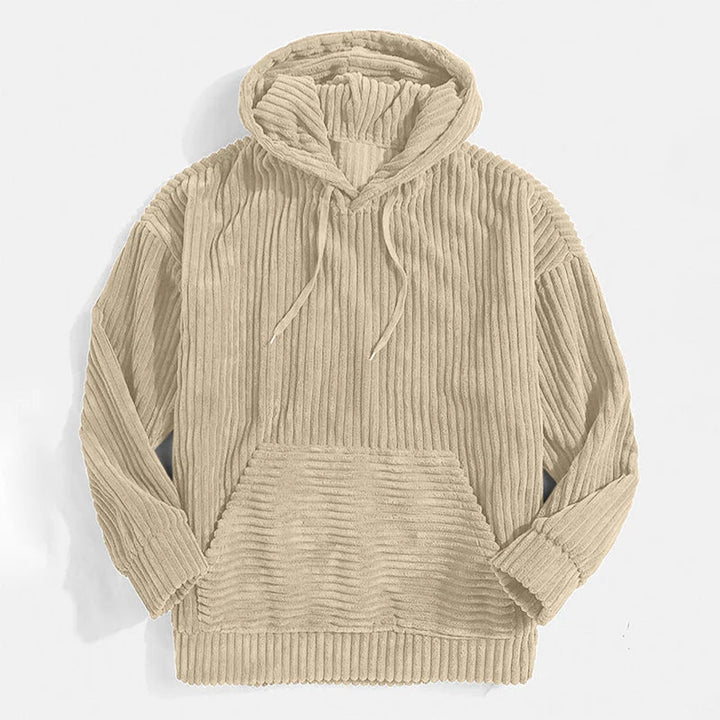 LUCKY | Kord Pullover mit Kapuze