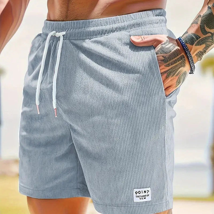 Bequeme Herren Cordshorts mit Kordelzug für den Sommer 1