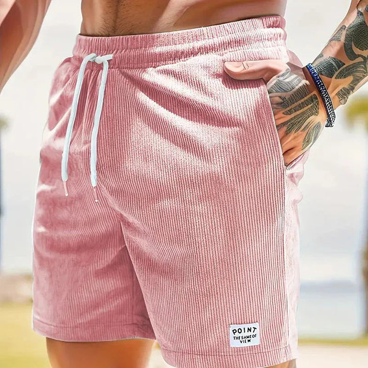 Bequeme Herren Cordshorts mit Kordelzug für den Sommer 12