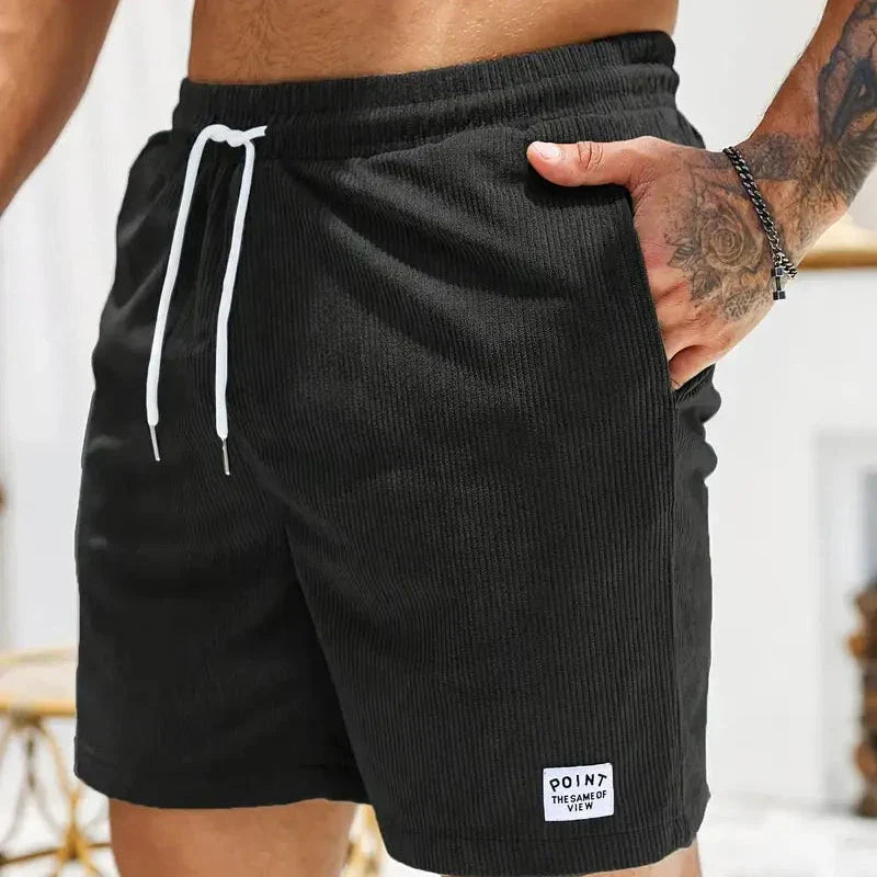 Bequeme Herren Cordshorts mit Kordelzug für den Sommer 17