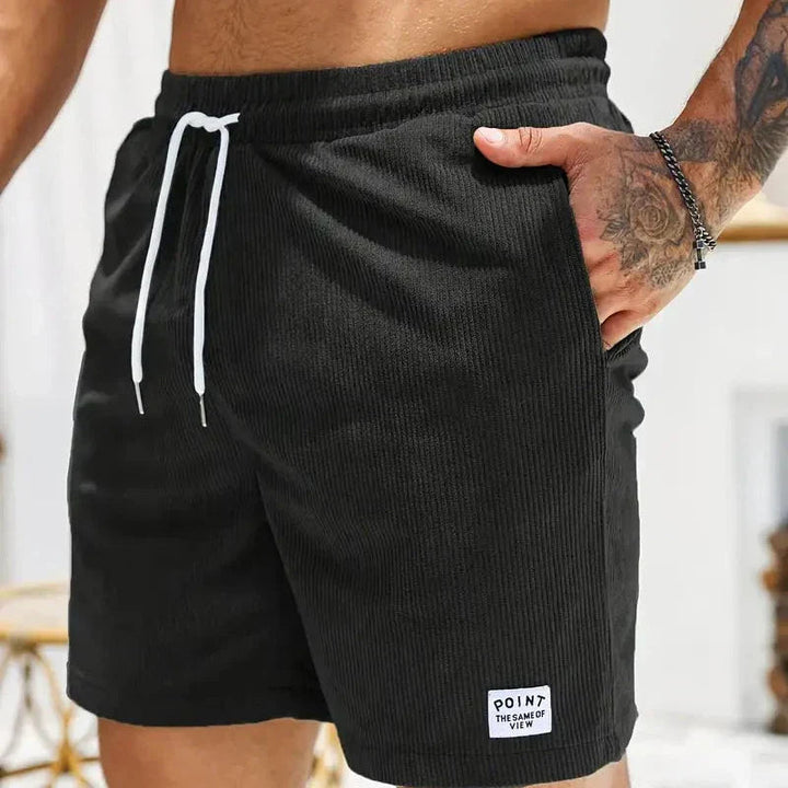 Bequeme Herren Cordshorts mit Kordelzug für den Sommer 17