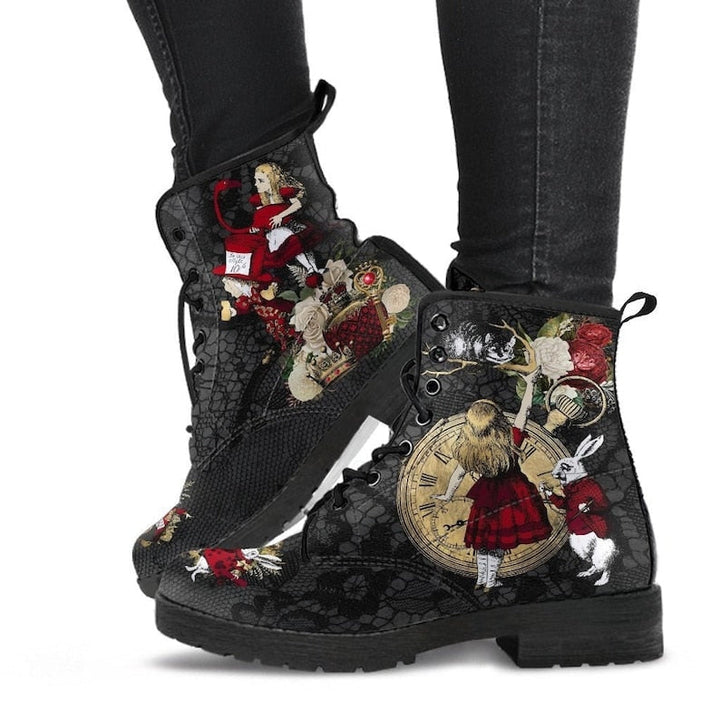 Blumenschädel Winterschuhe 1