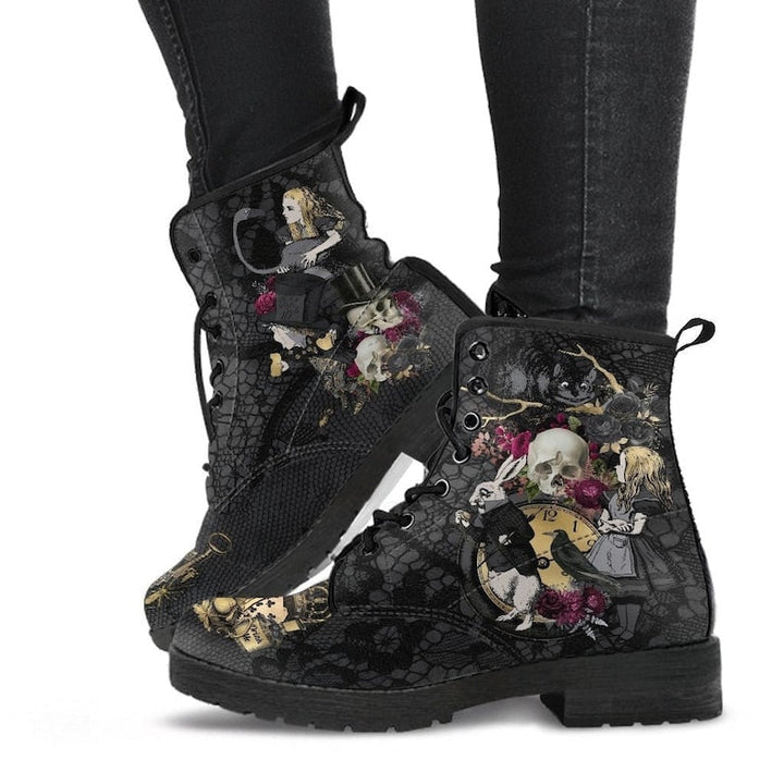 Blumenschädel Winterschuhe 4