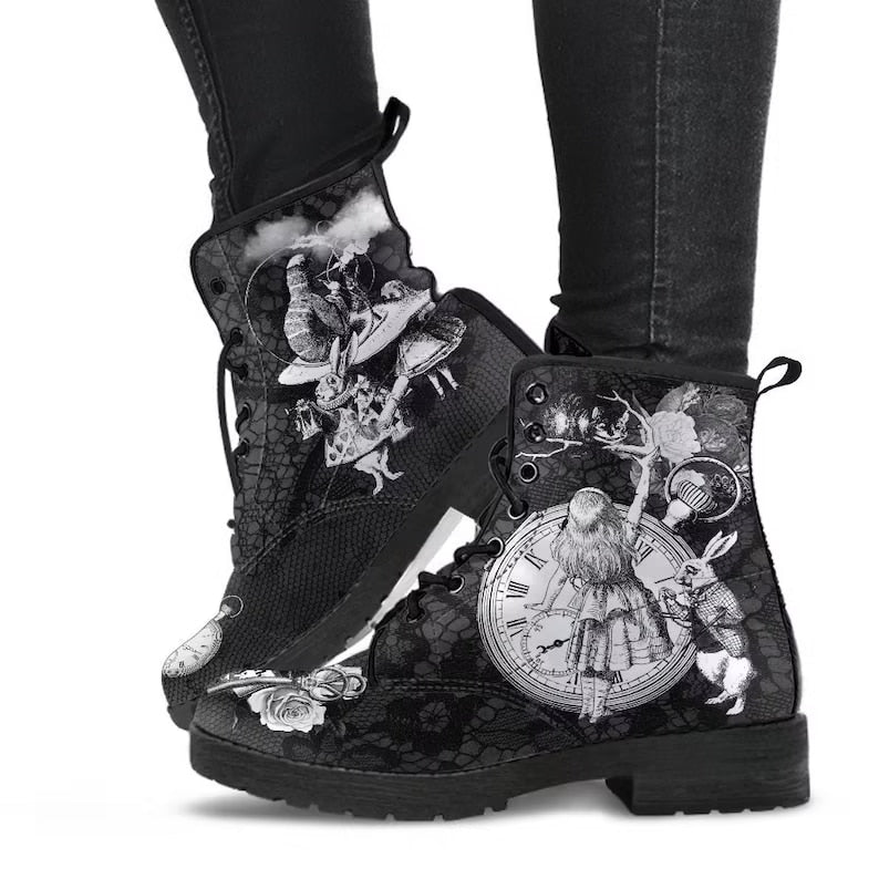 Blumenschädel Winterschuhe 7