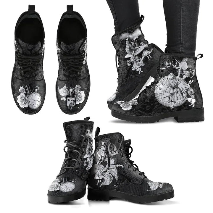 Blumenschädel Winterschuhe 8