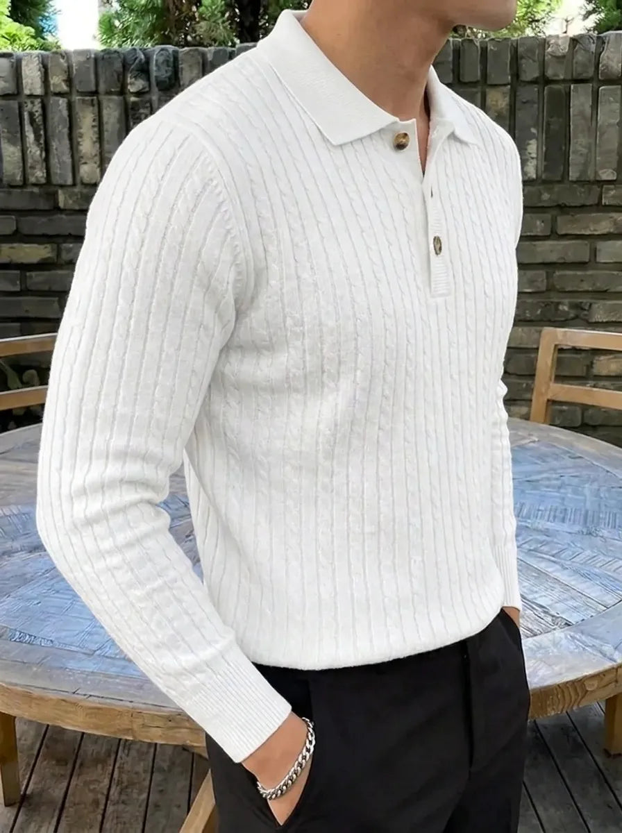 Brit & Boho™️ | Geripptes Strickpullover-Shirt 3