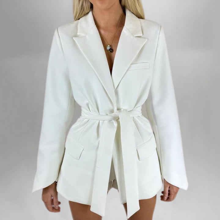 Lara | Stylischer Blazer mit Gürtel für Elegante Outfits