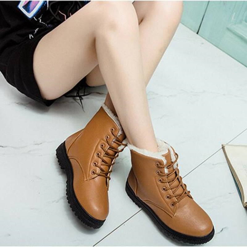 CatuutjeBoots I Lederstiefel mit Futter für Damen 5