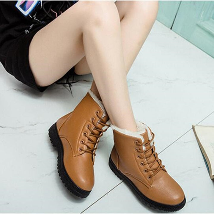 CatuutjeBoots I Lederstiefel mit Futter für Damen 5
