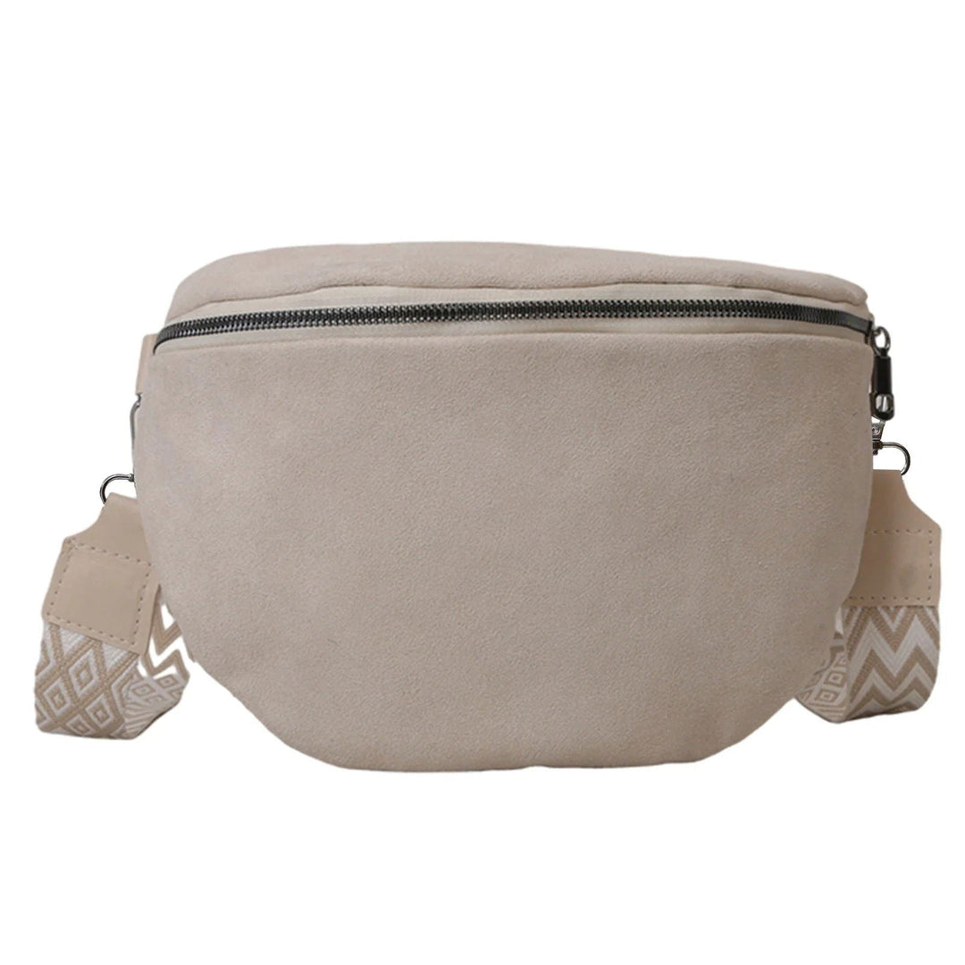 Stylische Wildleder Umhängetasche von ELVIRA - Das ultimative Must-Have Accessoire!