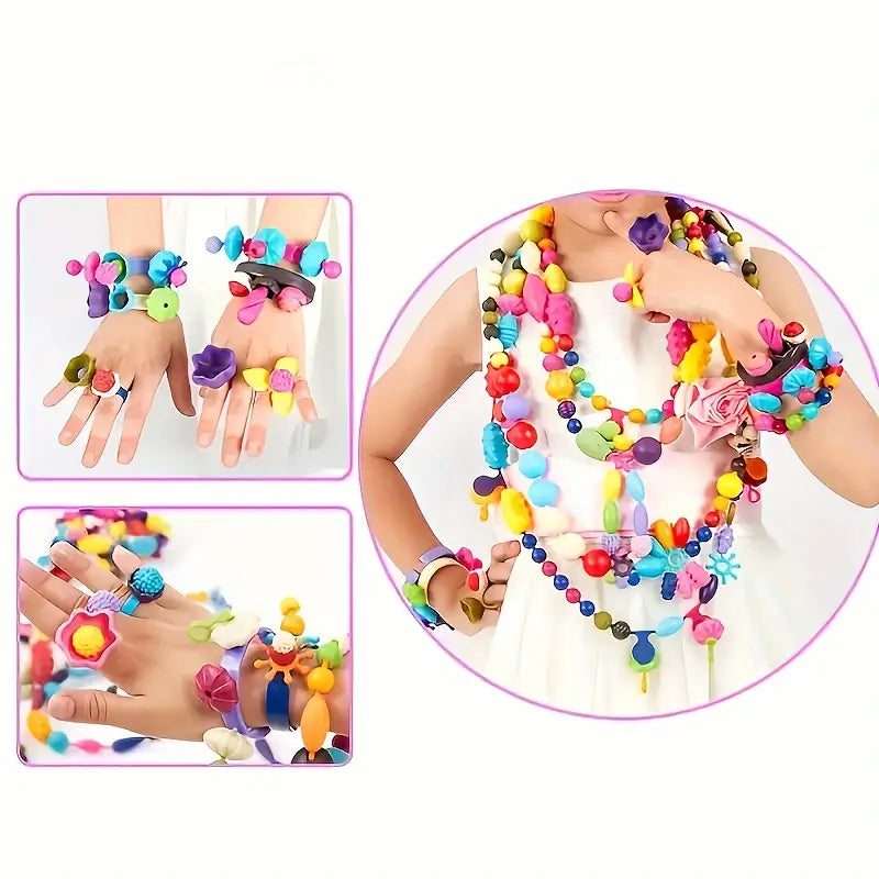 ColorfulBead Haven | Schmuckbastelset für die kreative Entfaltung von Kindern 1