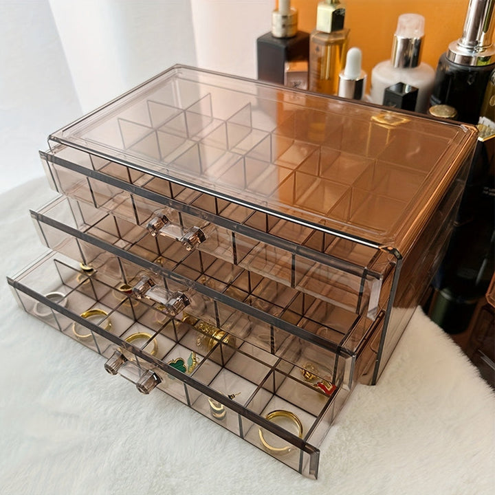 Jewelvault - 3 -Layer Ring & Ohrring Organizer-5