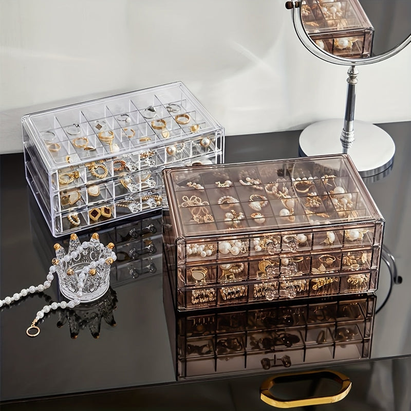 Jewelvault - 3 -Layer Ring & Ohrring Organizer-6