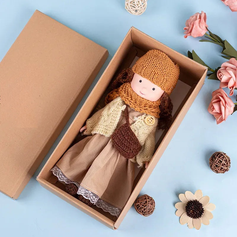 CuddlyCharm | Plüsch-Anziehpuppe mit Accessoires Geschenkset 12