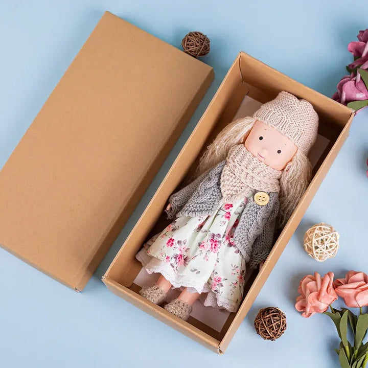 CuddlyCharm | Plüsch-Anziehpuppe mit Accessoires Geschenkset 9