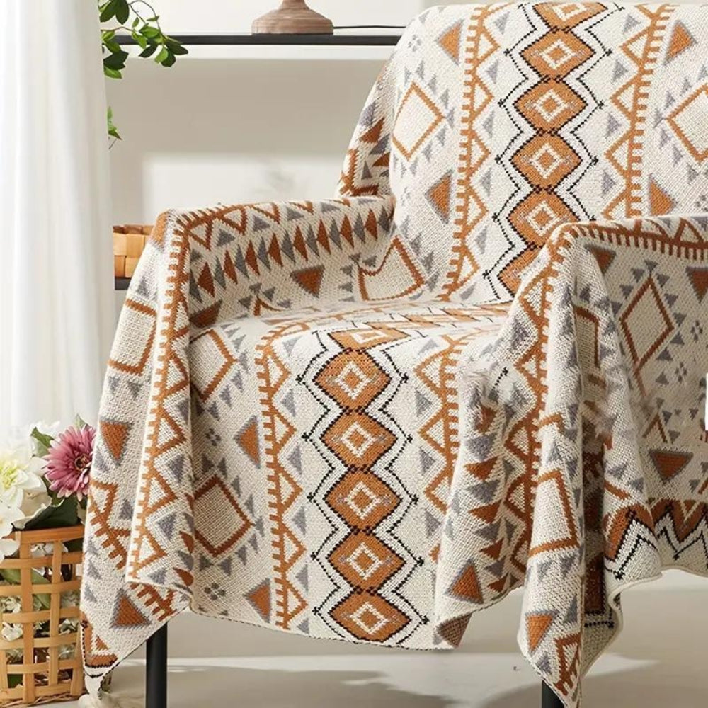 Damen Boho Chic Kuscheldecke Warm Polyester Baumwolle 1