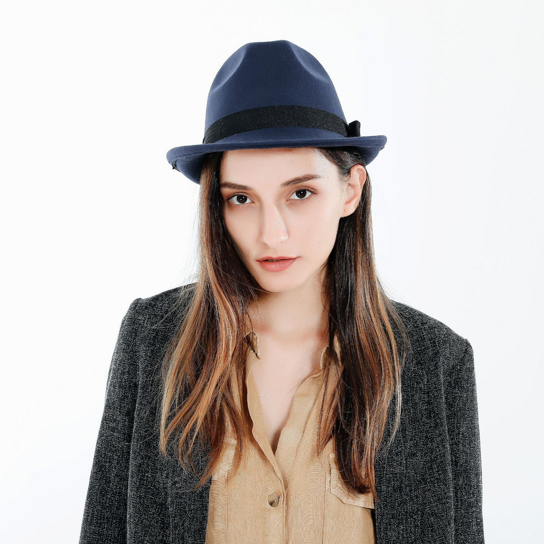 Damen Fedora-Hut mit Band 4