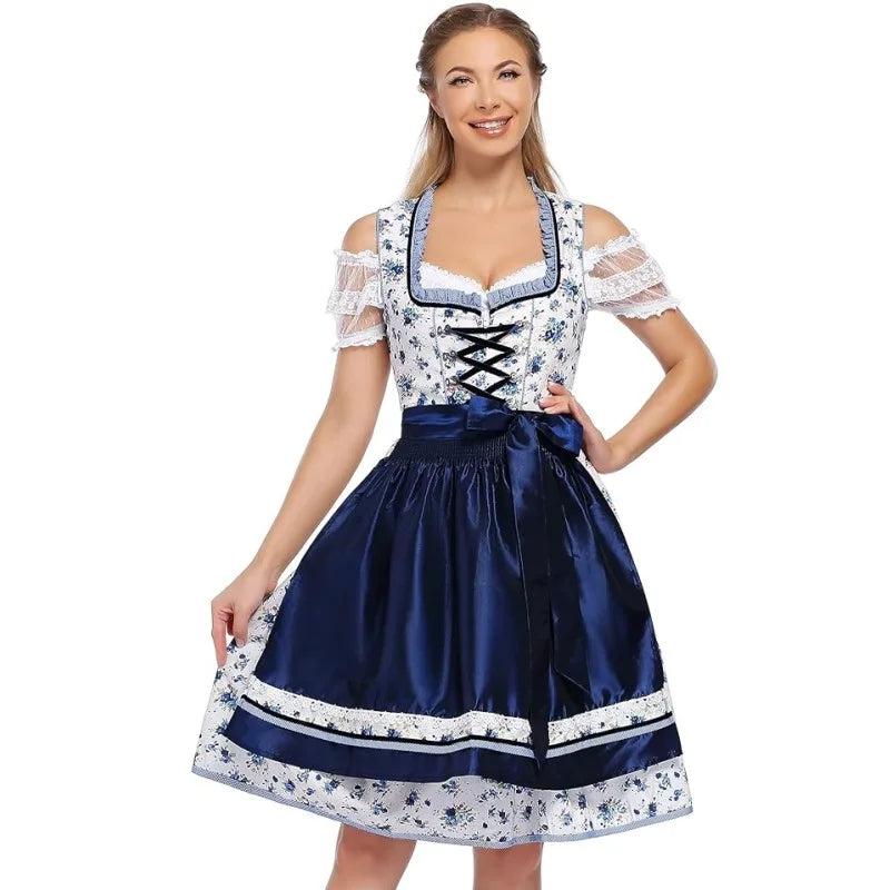 Damen Oktoberfest Bayerisch Dirndl Kleid | Klassisch 6