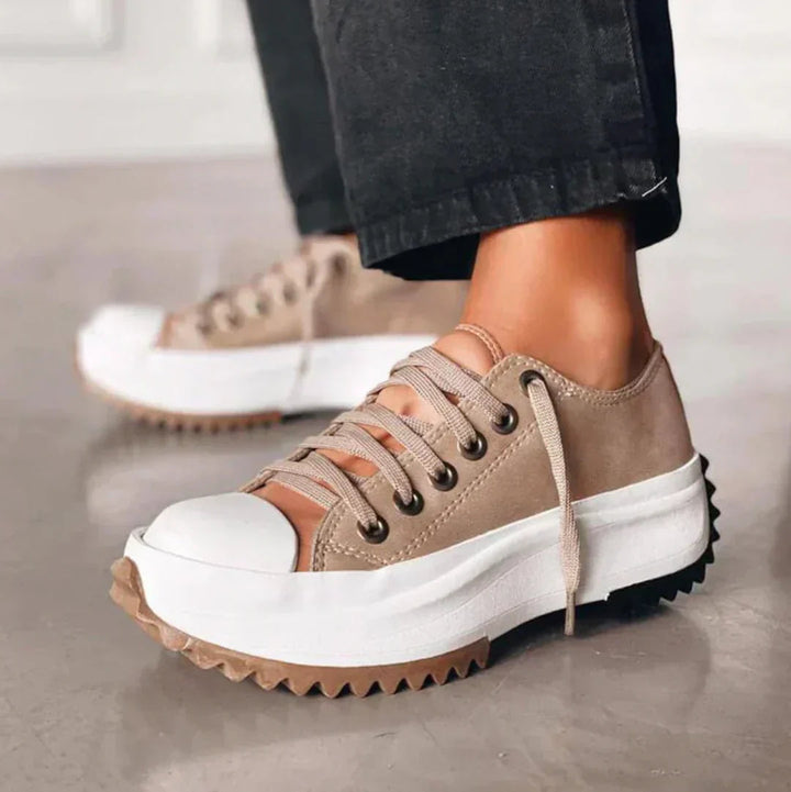 Damen Plateau-Sneaker mit Orthopädischer Unterstützung für Komfort und Stil 1