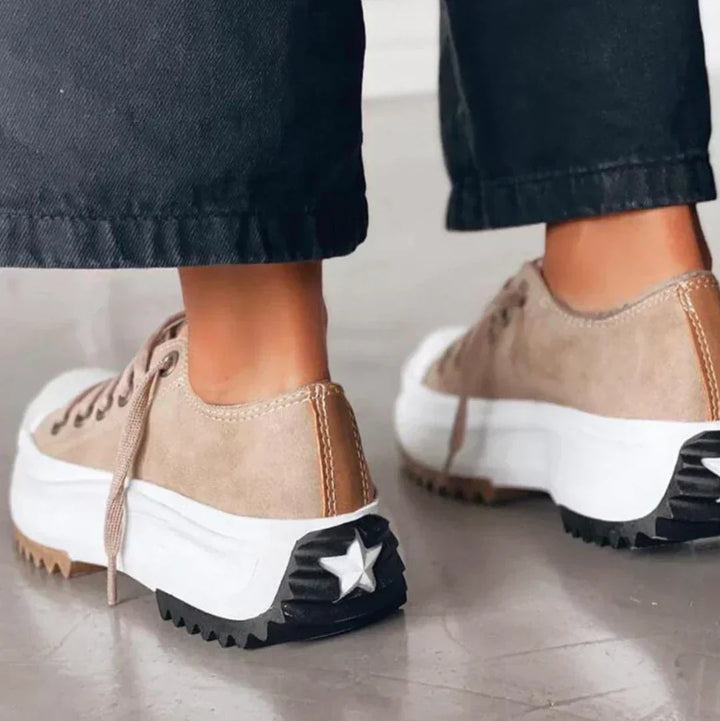 Damen Plateau-Sneaker mit Orthopädischer Unterstützung für Komfort und Stil 2