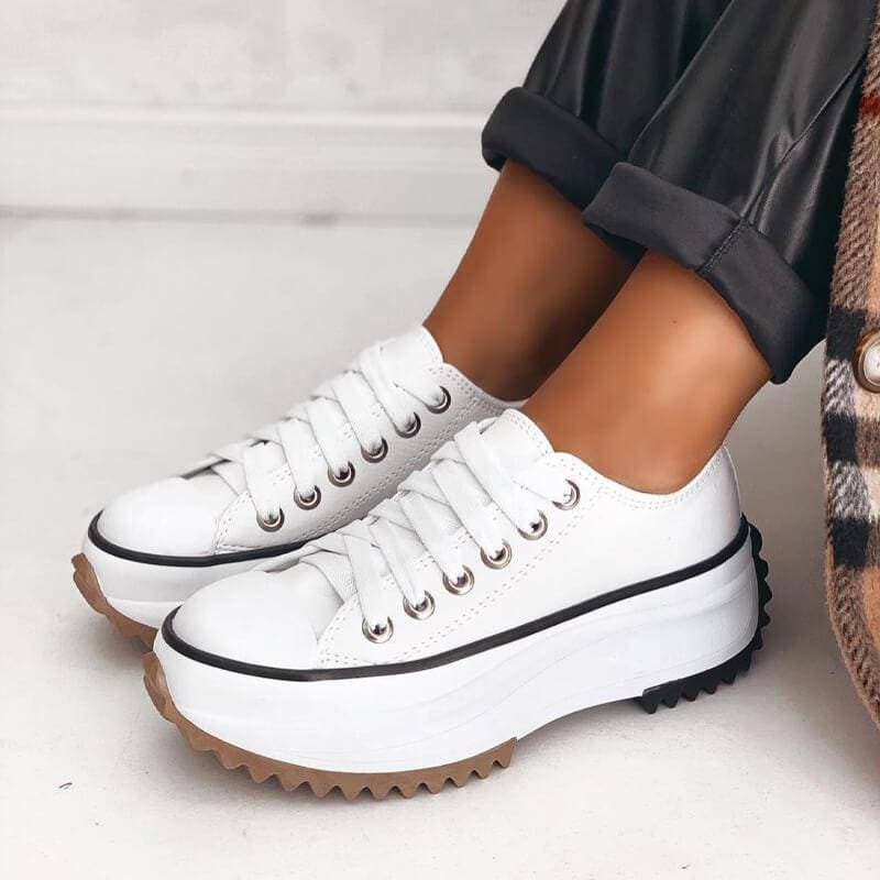 Damen Plateau-Sneaker mit Orthopädischer Unterstützung für Komfort und Stil 3