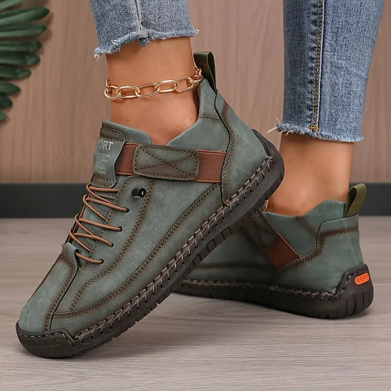 Damen Sneaker mit Schnürung für Alltag und Freizeit 4