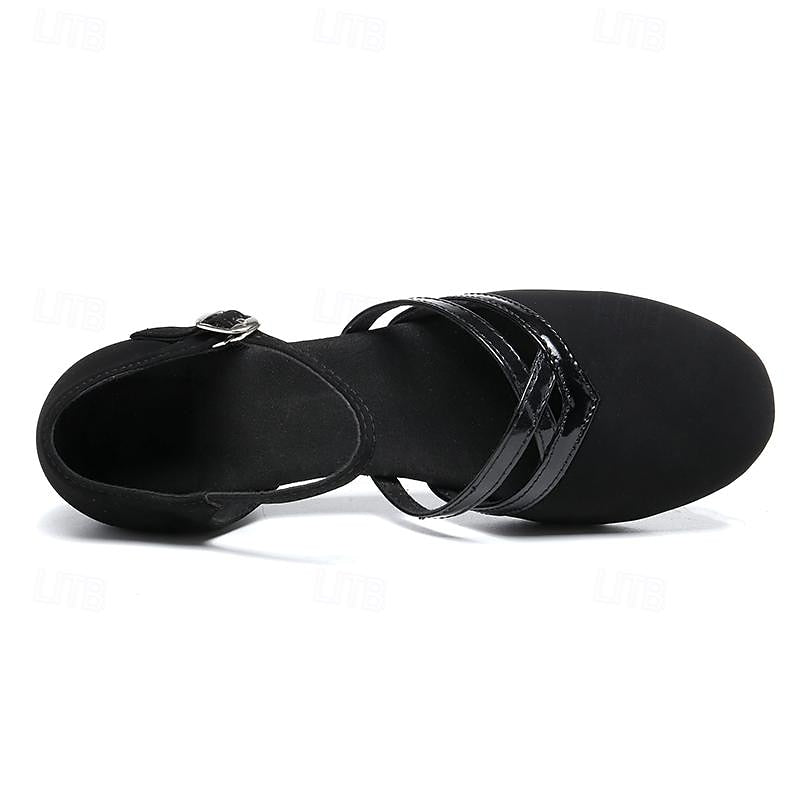 Damen Tanzschuhe mit verstellbarem Riemchen für sicheres Tanzen 2