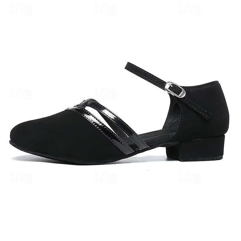 Damen Tanzschuhe mit verstellbarem Riemchen für sicheres Tanzen 3