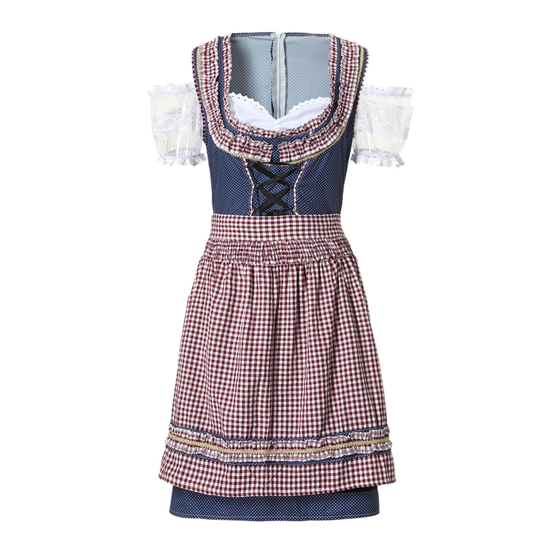 Damen Traditionelles Deutsch Oktoberfest Dirndl Kleid 3