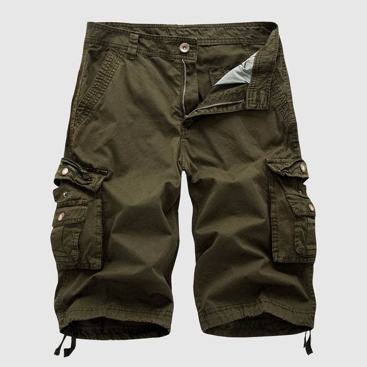  Herren -Frachtshorts - langlebige Baumwolle - Mehrere Taschen - Knielänge Casual Wear-6