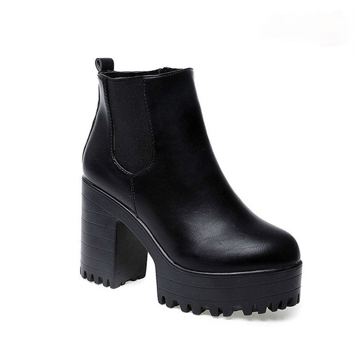 Eefje Stiefeletten | Stiefel mit stabilem Plateau 1